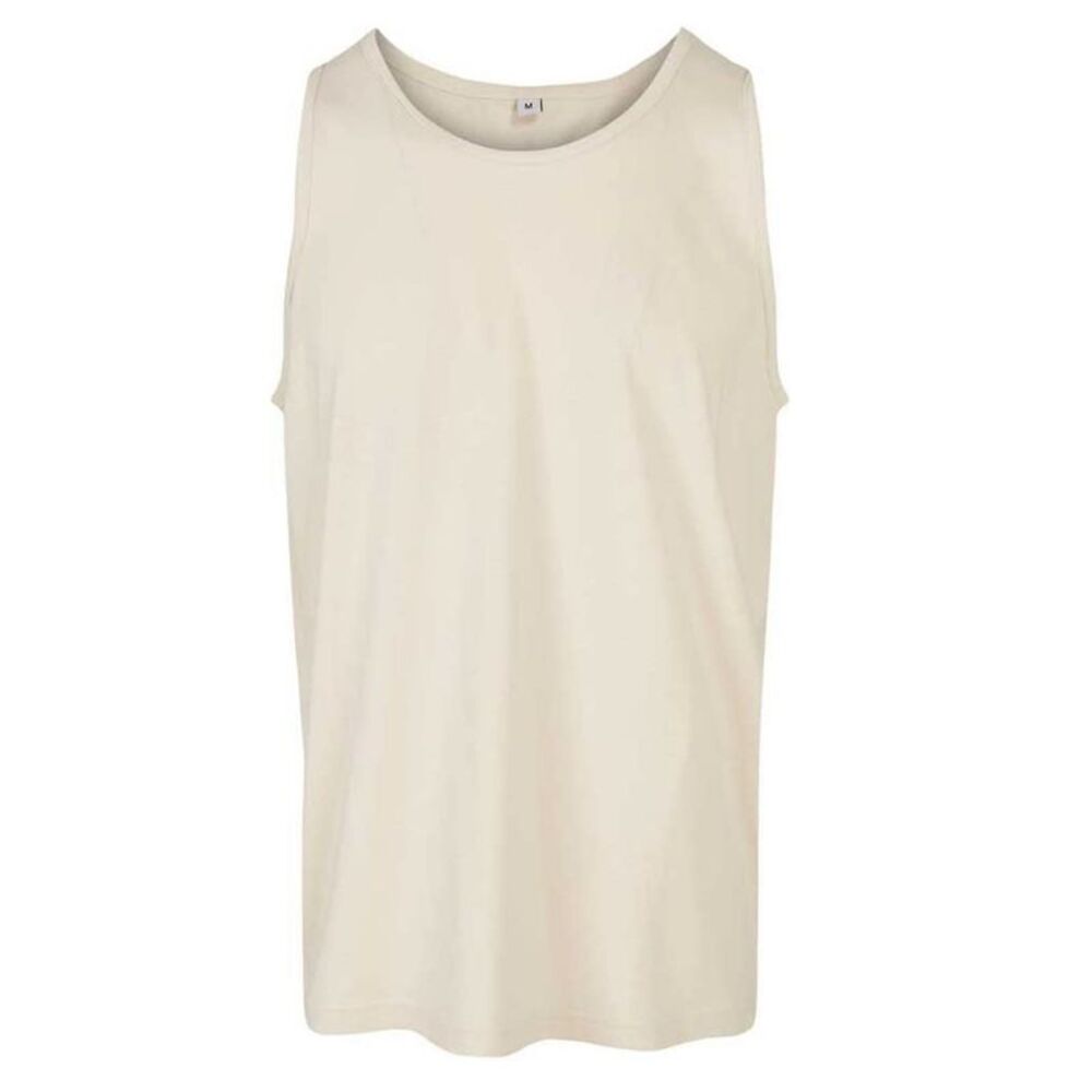 Build Your Brand Mens Basic Tank Top / Sand